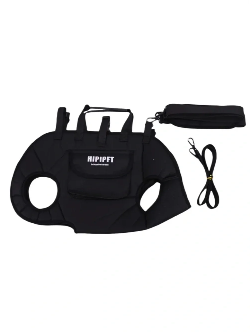 Black Soft-Sided Dog Carrier Tote for Small Pets